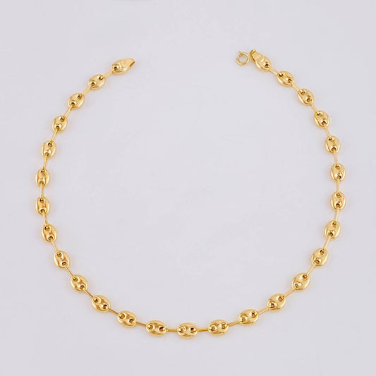 Tobillera GC 3.65g / 24.7cm / 4.4mm Oro Amarillo 18K