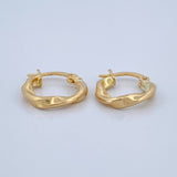 Candongas Asby 1.05gr / 1.5cm / Oro Amarillo 18K %