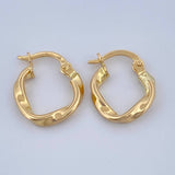 Candongas Asby 1.05gr / 1.5cm / Oro Amarillo 18K %