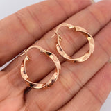 Candongas Asby 1.8gr / 2.2cm / Oro Rosa 18K %