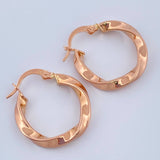 Candongas Asby 1.8gr / 2.2cm / Oro Rosa 18K %