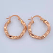 Candongas Asby 1.8gr / 2.2cm / Oro Rosa 18K %