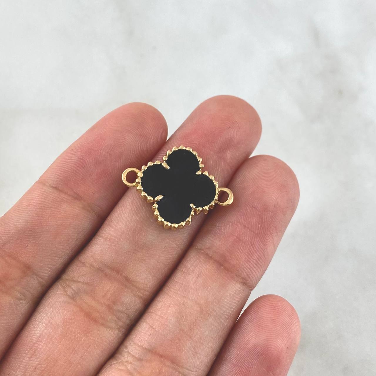 Herraje VCyA Trebol 3.1gr / 1.5mm Negro Oro Amarillo