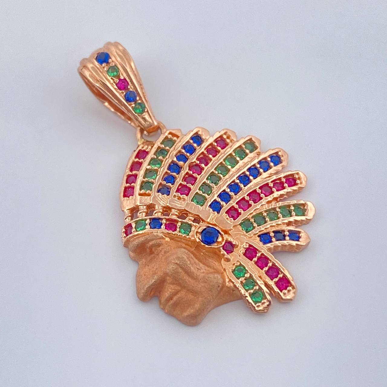Dije Indio 2.95gr / 3cm / Oro Rosa 18K %
