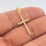 Dije Cruz 1.4gr / 3.1cm / Oro Amarillo 18K %