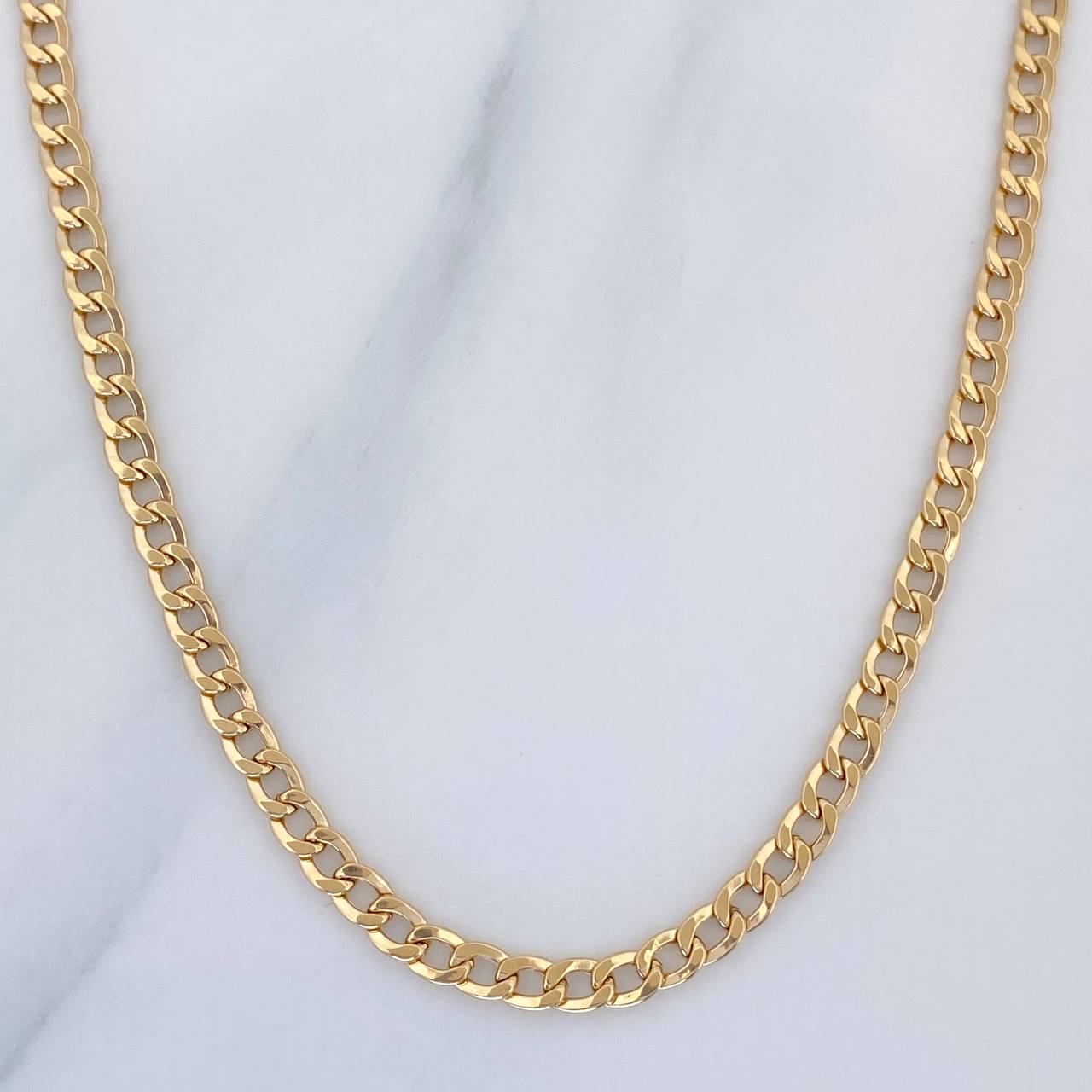 Cadena Cubana 5.4 g / 71 cm / 2.9 mm Oro Amarillo 18K