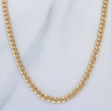 Cadena Cubana 5.4 g / 71 cm / 2.9 mm Oro Amarillo 18K