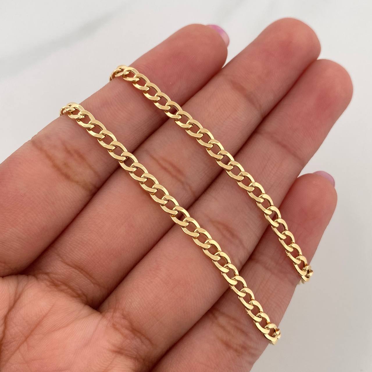 Cadena Cubana 5.4 g / 71 cm / 2.9 mm Oro Amarillo 18K