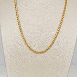 Cadena Cubana 5.4 g / 71 cm / 2.9 mm Oro Amarillo 18K