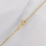 Cadena Morse 2.1 g / 45 cm / 0.95 mm Oro Amarillo 18K