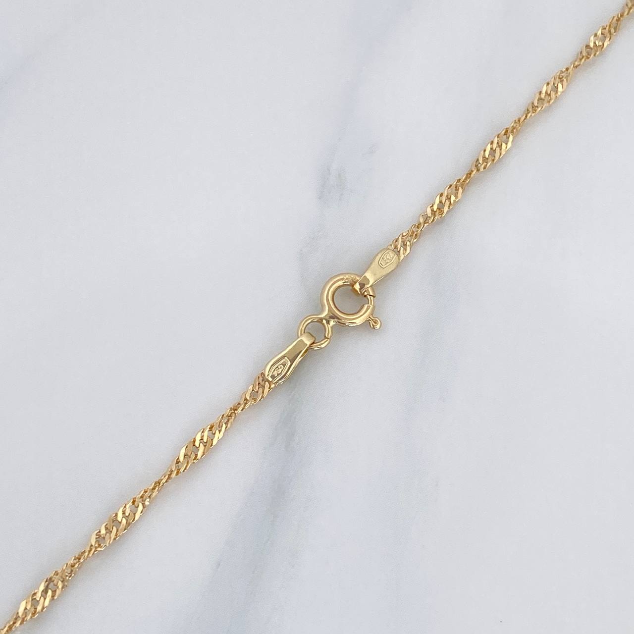 Cadena Singapur 1.9 g / 59.5 cm / 1.8 mm Oro Amarillo 18K