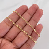 Cadena Singapur 1.85 g / 59.5 cm / 1.8 mm Oro Amarillo 18K