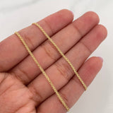 Cadena China 2.45 g / 45.5 cm / 0.5 mm Oro Amarillo 18K