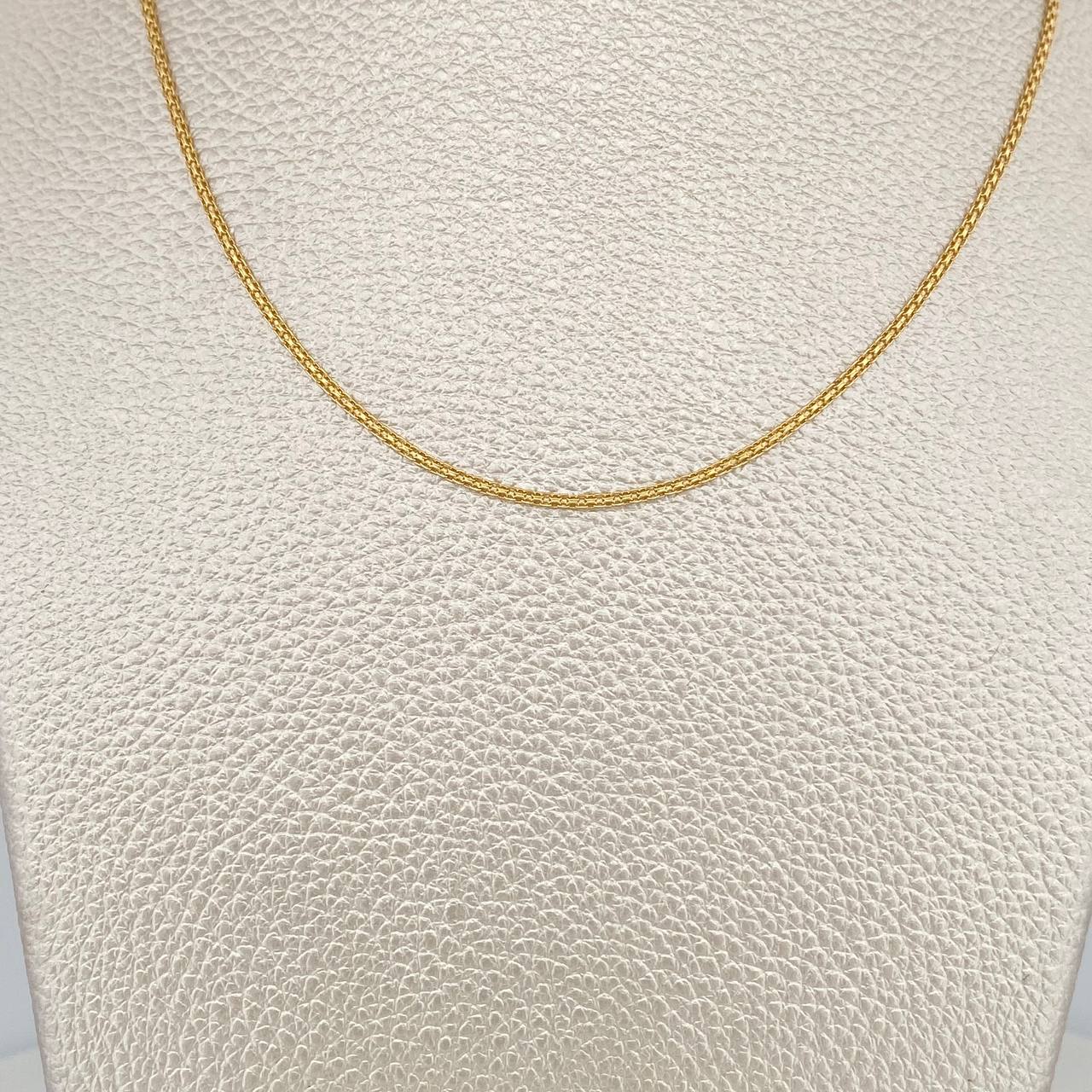 Cadena China 2.45 g / 45.5 cm / 0.5 mm Oro Amarillo 18K