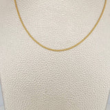 Cadena China 2.45 g / 45.5 cm / 0.5 mm Oro Amarillo 18K