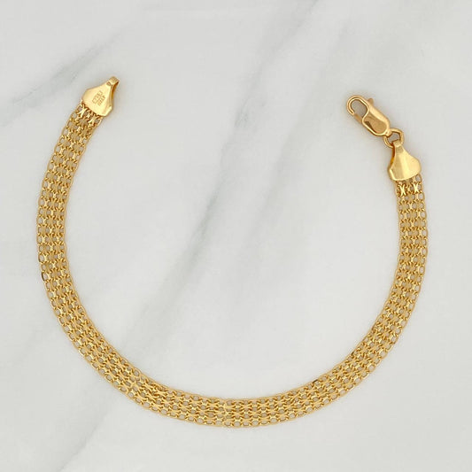 Pulso Chino 5.45 g / 19 cm / 5 mm Oro Amarillo 18K