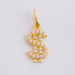 Dije Signo Dólar 1.1gr / 2.3cm / Oro Amarillo 18K