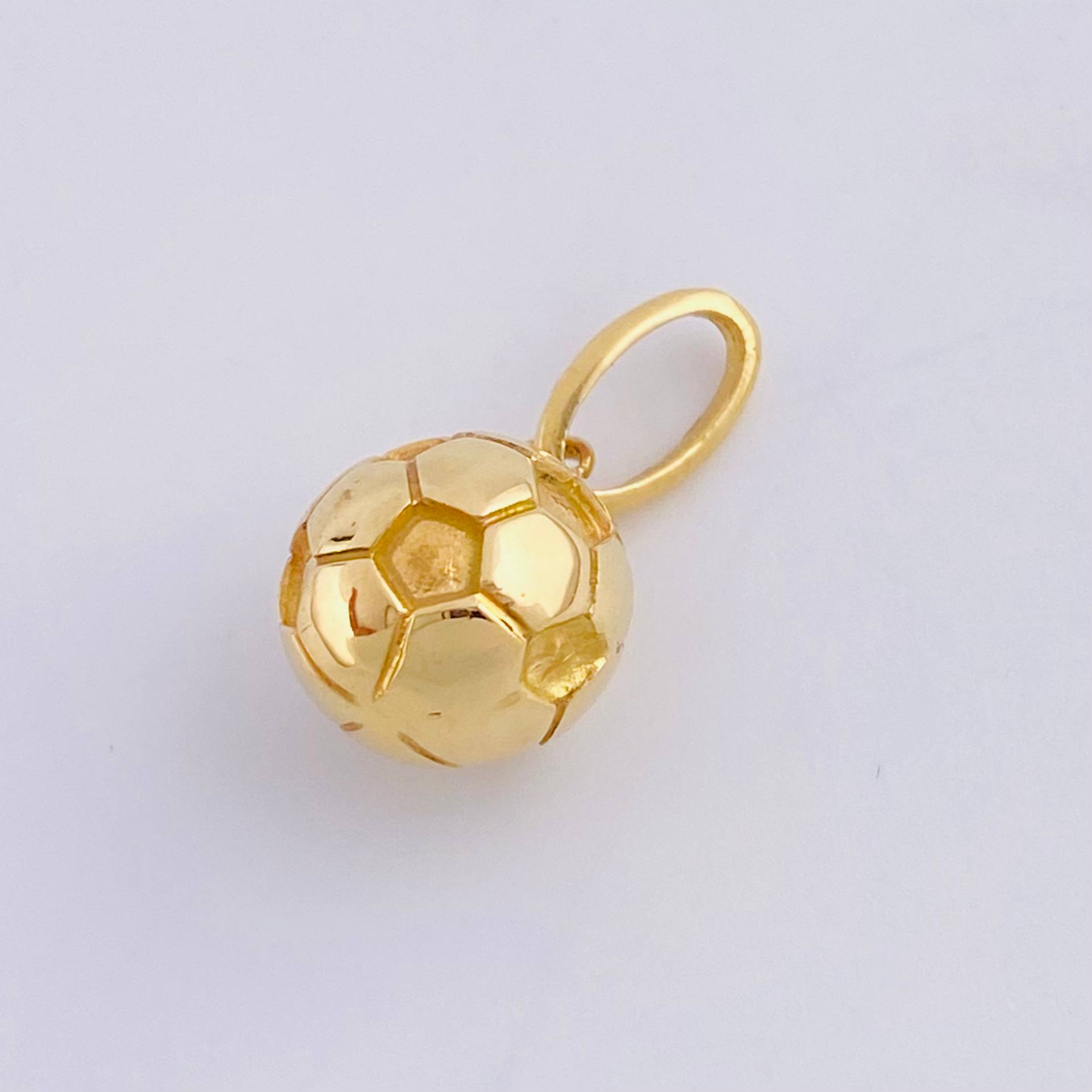 Dije Futbol Balon 1.8gr / 1.05cm / Oro Amarillo 18K