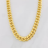 Cadena Cubana 13.75g / 60cm / 6.9mm Oro Amarillo 18K