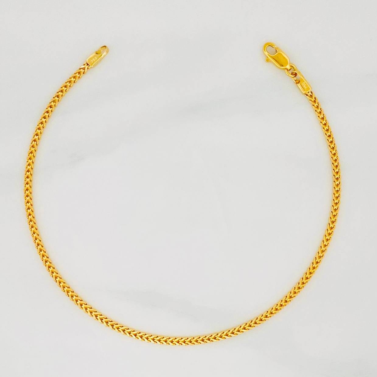 Pulso Franco 1.75g / 19cm / 1.9mm Oro Amarillo 18K