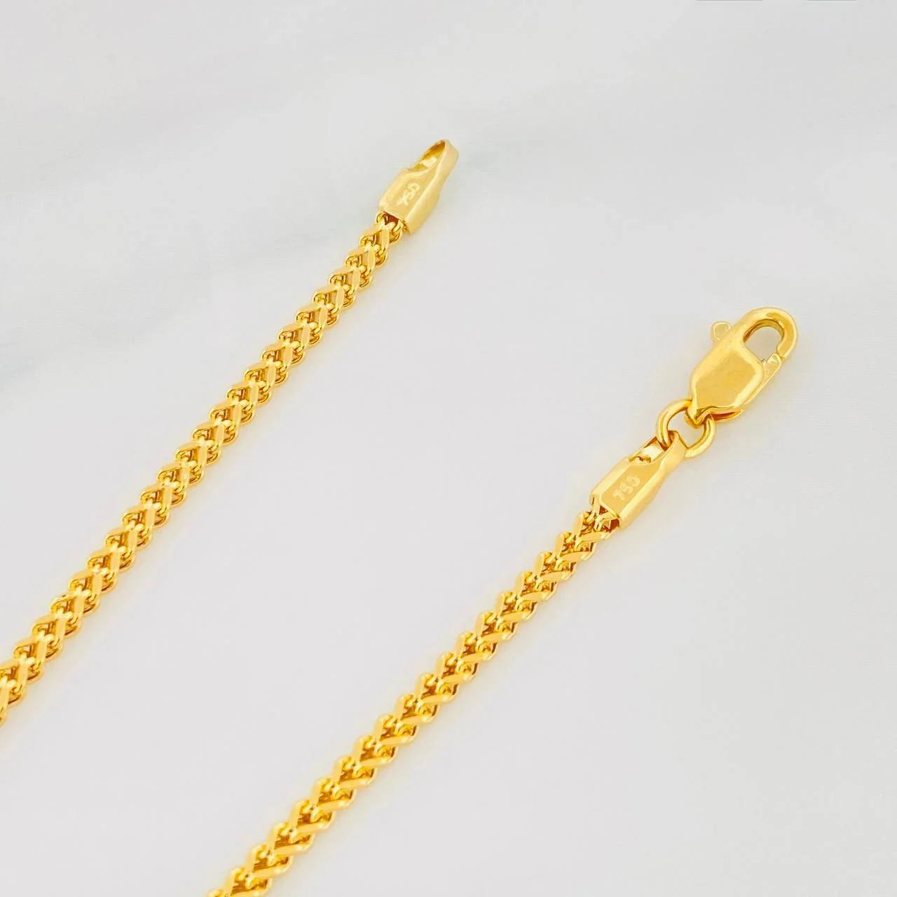 Pulso Franco 1.7g / 19cm / 1.8mm Oro Amarillo 18K