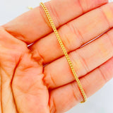 Pulso Franco 1.75g / 19cm / 1.9mm Oro Amarillo 18K