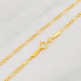 Cadena Figaro 1.55g / 45cm / 1.9mm Oro Amarillo 18K
