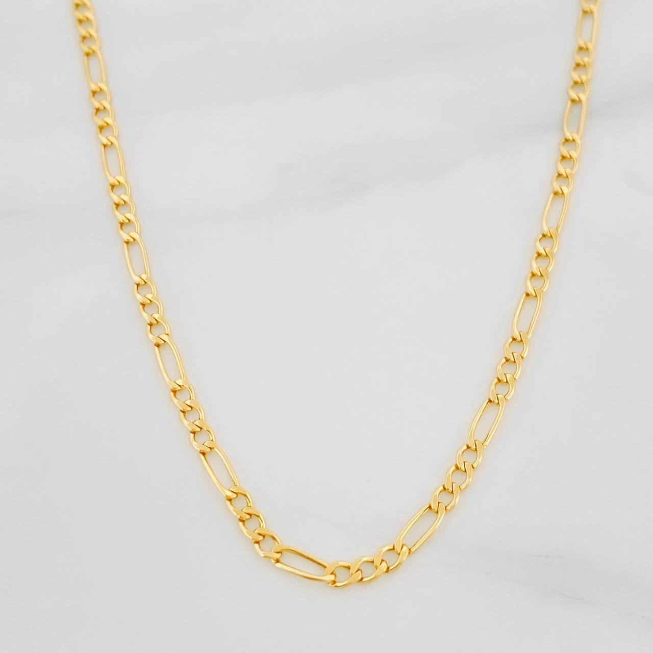 Cadena Figaro 1.55g / 45cm / 1.9mm Oro Amarillo 18K