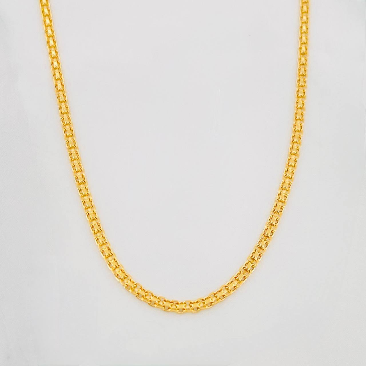 Cadena China 3.2g / 60cm / 1.5mm Oro Amarillo 18K