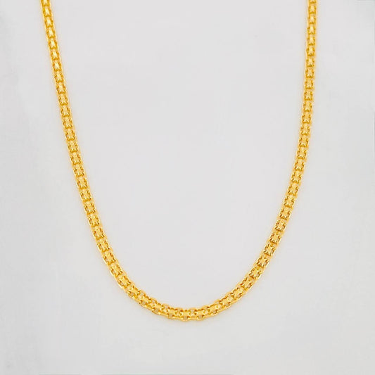 Cadena China 3.3g / 60cm / 1.5mm Oro Amarillo 18K