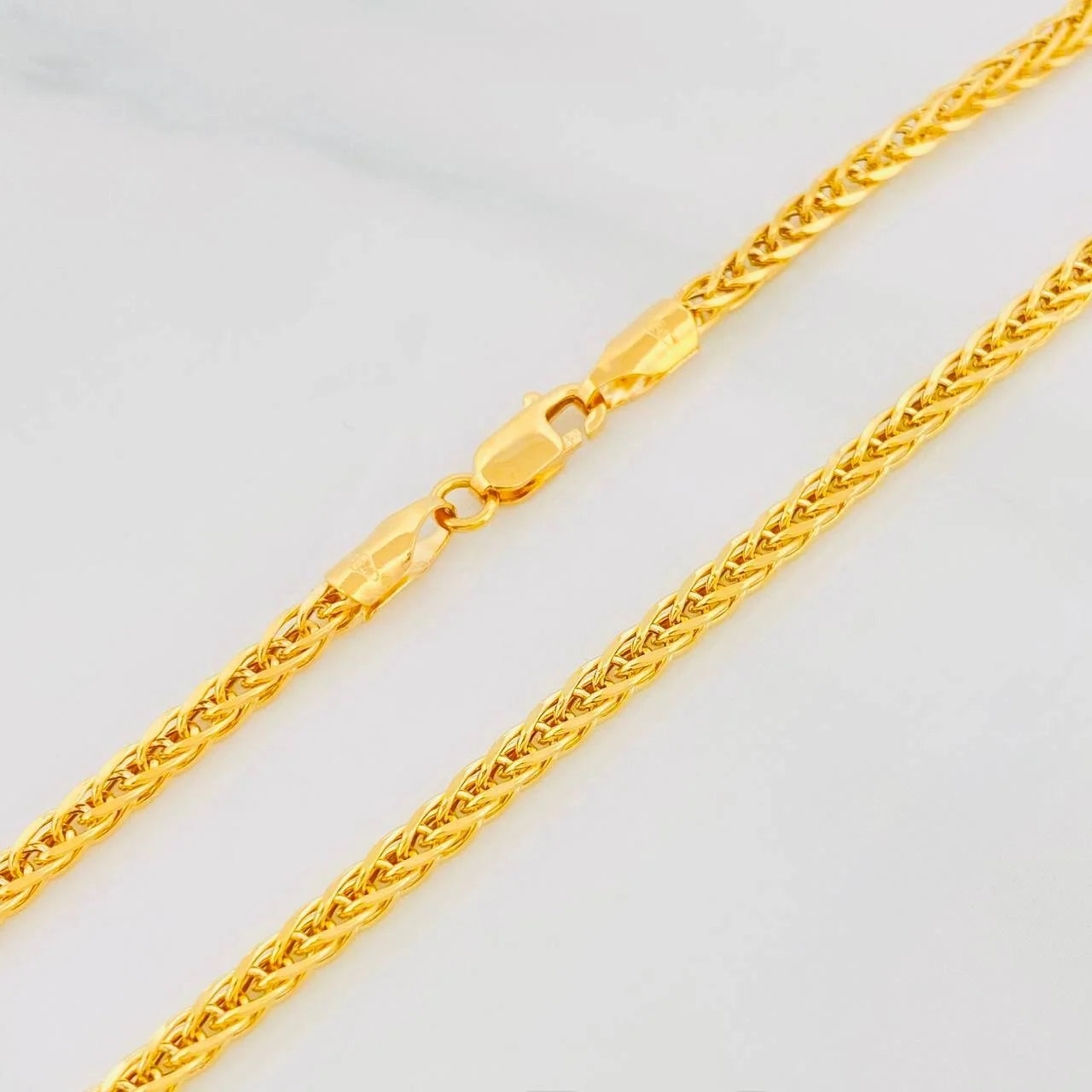 Cadena Franco 6.5g / 60cm / 2.1mm Oro Amarillo 18K