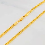 Cadena Franco 6.5g / 60cm / 2.1mm Oro Amarillo 18K