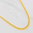 Cadena Franco 6.1g / 60cm / 2.2mm Oro Amarillo 18K