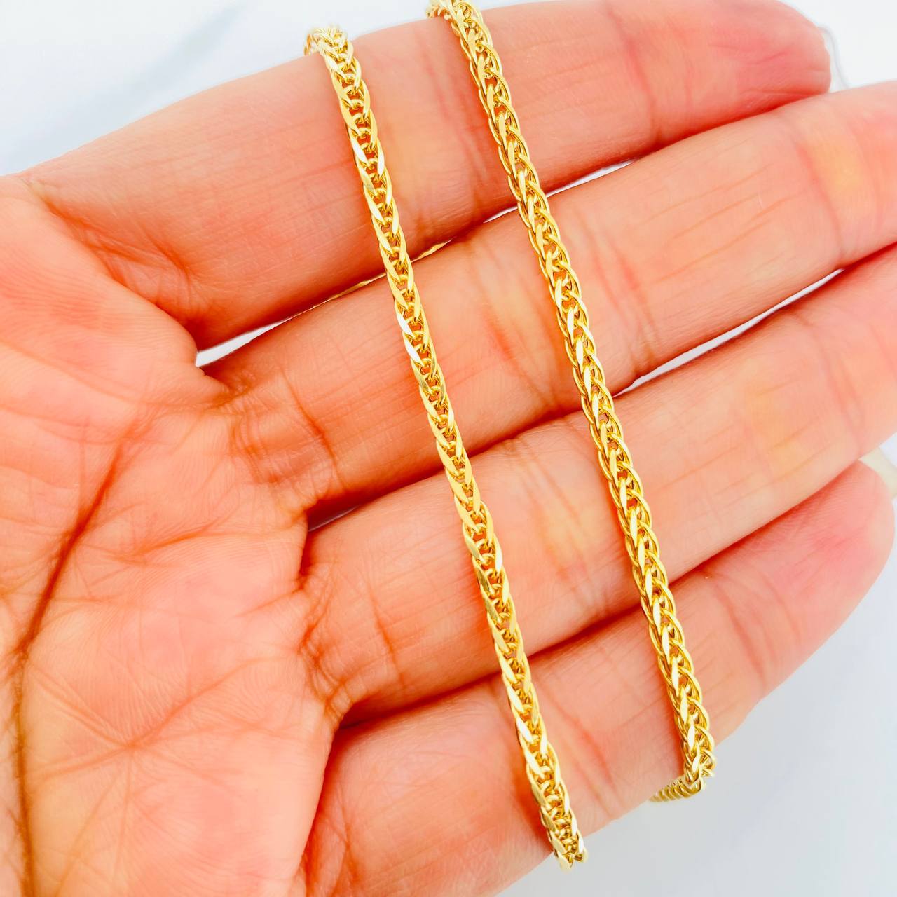 Cadena Franco 6g / 60cm / 2.25mm Oro Amarillo 18K