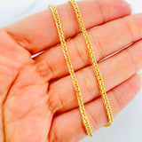 Cadena Franco 6.5g / 60cm / 2.1mm Oro Amarillo 18K