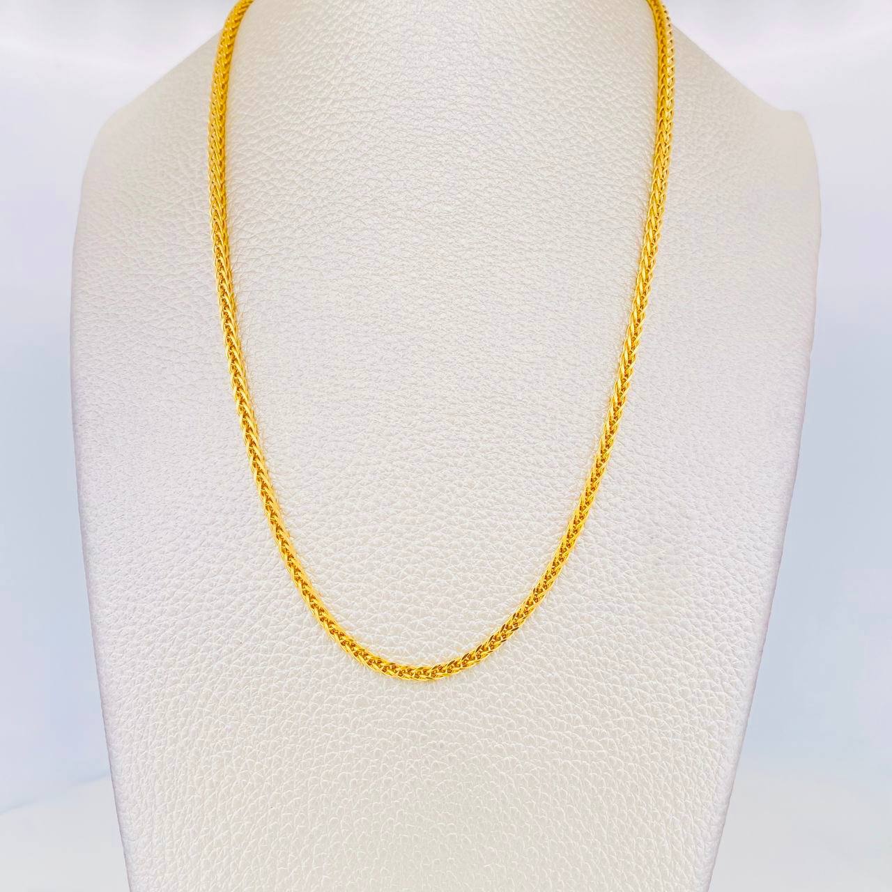 Cadena Franco 6.55g / 60cm / 2.2mm Oro Amarillo 18K