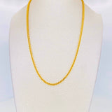 Cadena Franco 6g / 60cm / 2.25mm Oro Amarillo 18K
