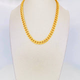 Cadena Cubana 13.75g / 60cm / 6.9mm Oro Amarillo 18K