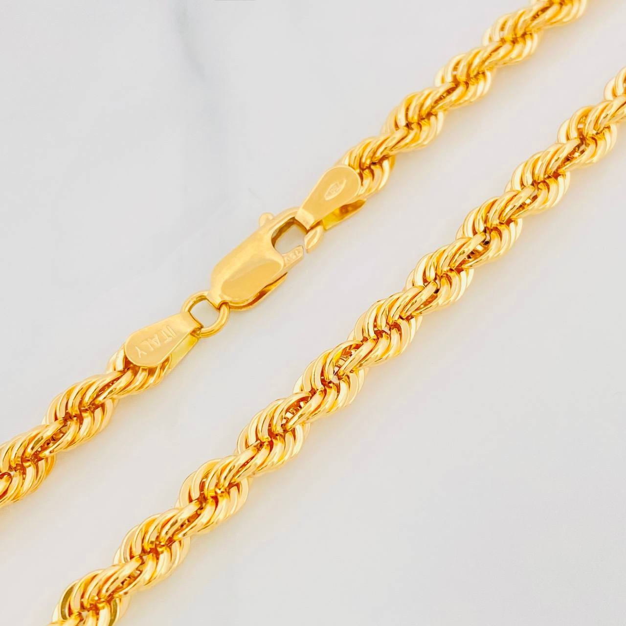 Cadena Lazo 14.7g / 60cm / 4.3mm Oro Amarillo 18K