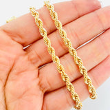 Cadena Lazo 14.7g / 60cm / 4.3mm Oro Amarillo 18K