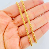 Cadena Lazo 8.2g / 60cm / 3.3mm Oro Amarillo 18K