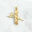 Dije Tijera 5.7gr / 3.8cm / Oro Amarillo *