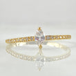 Anillo Solitario Centella 1.25gr / T7 3/4 / Oro 18K