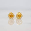 Topos Circulo Corazon 0.8g / 5.72mm Oro Amarillo 18K