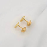 Topos Circulo Corazon 0.8g / 5.72mm Oro Amarillo 18K