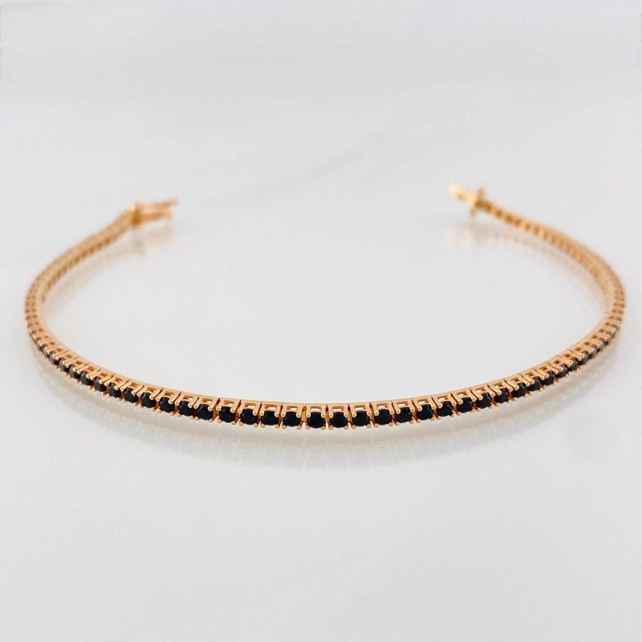 Pulso Tennis 5.8g / 20cm / 2.1mm Oro Rosa 18K