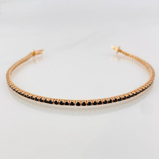 Pulso Tennis 5.35g / 18.5cm / 2.8mm Oro Rosa 18K