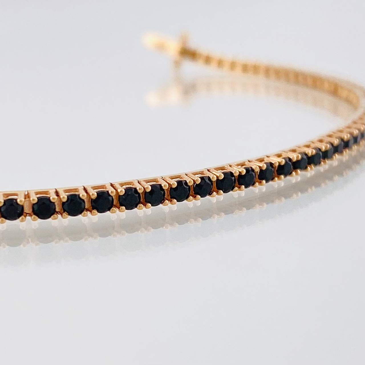 Pulso Tennis 5.8g / 20cm / 2.1mm Oro Rosa 18K
