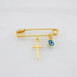 Dije Click Ojo Turco 1.2g / 2.8cm Oro Amarillo 18K