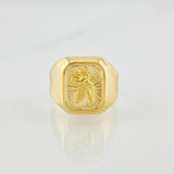 Anillo Aguila 4g / T9 3/4 Oro Amarillo 18K